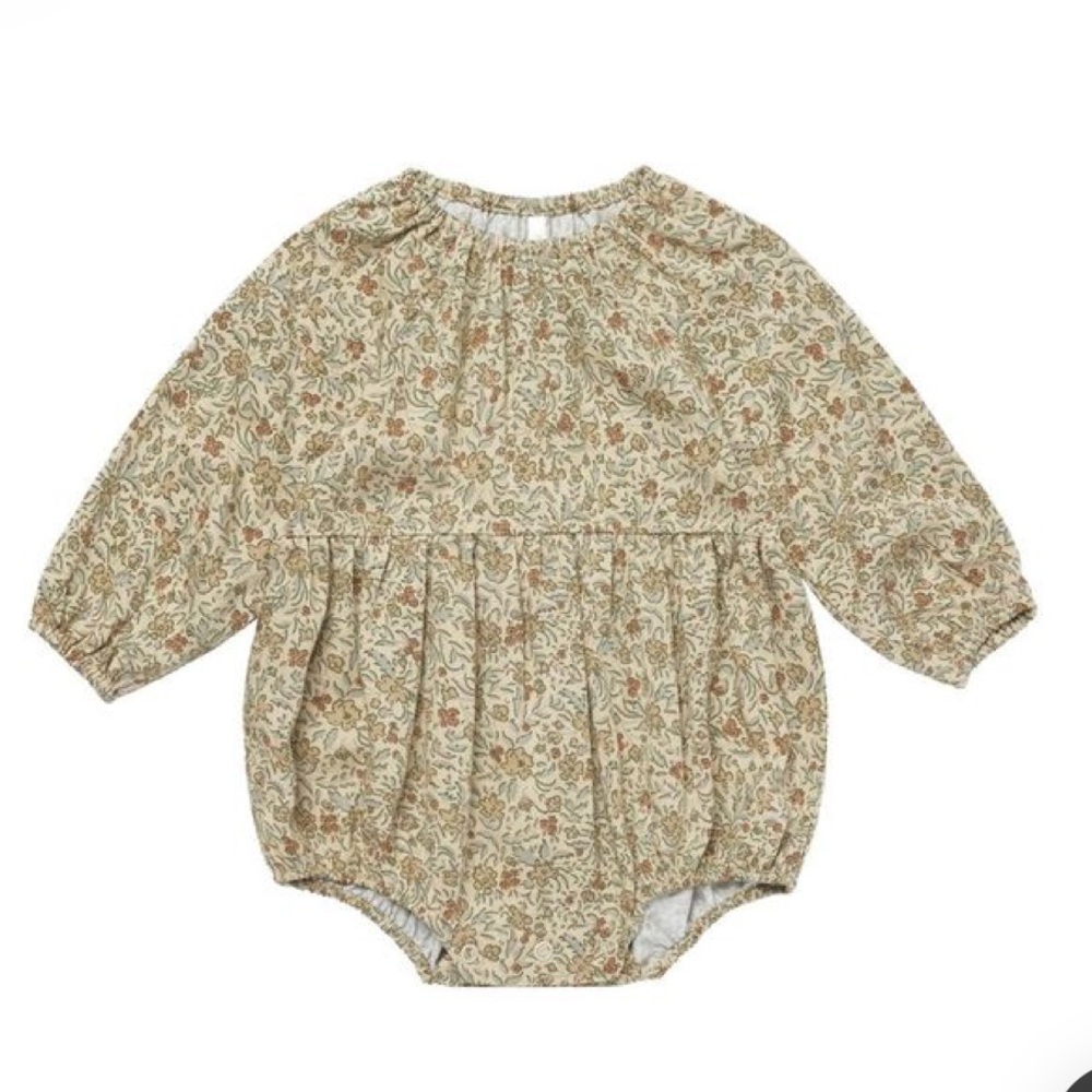 Rylee & cru bubble romper golden garden 18-24